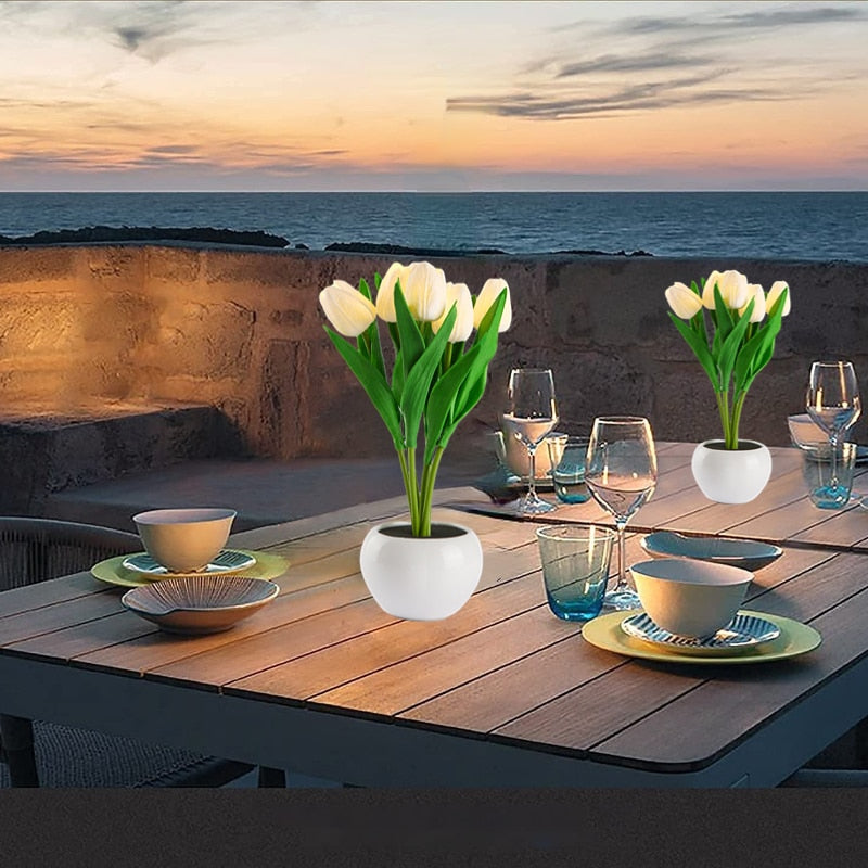 LED Tulip Flower Lamp
