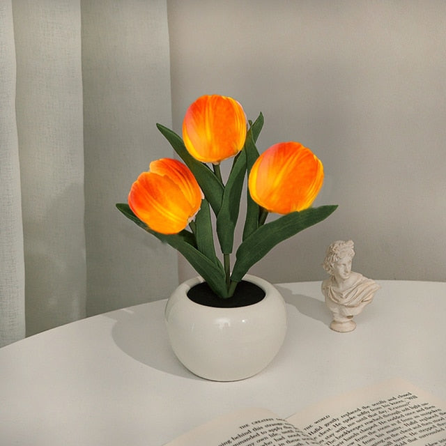LED Tulip Flower Lamp