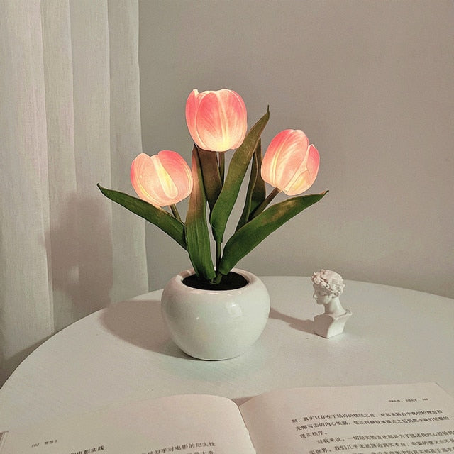 LED Tulip Flower Lamp