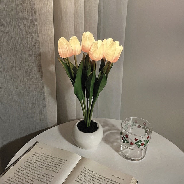 LED Tulip Flower Lamp