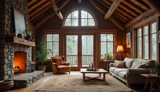 Transform your home into a cozy retreat with our guide on creating a rustic cabin feel, blending nat