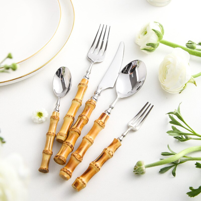 Natural Bamboo Cutlery Set