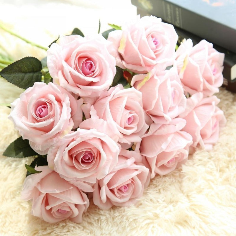 Artificial Rose Bouquet (10pcs)