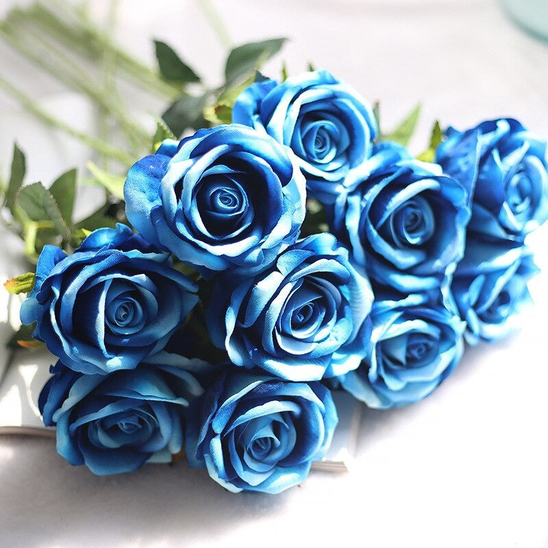 Artificial Rose Bouquet (10pcs)