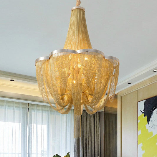 Modern Style Luxury Fringe Chandelier