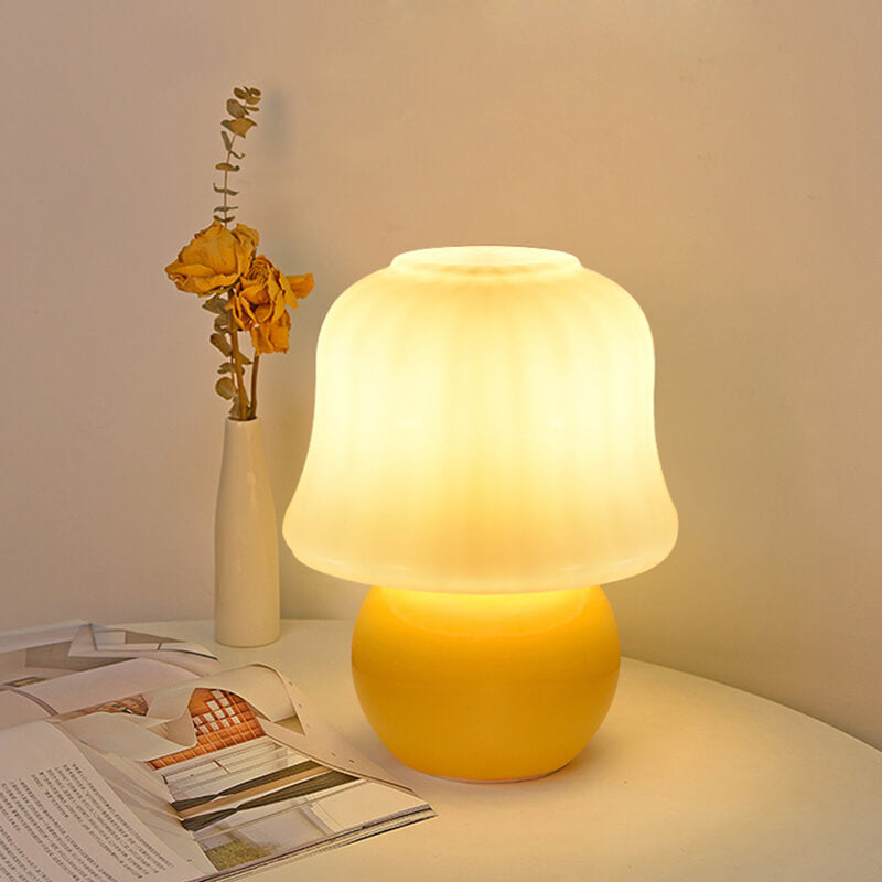 Mushroom Shaped Accent Table Lamp