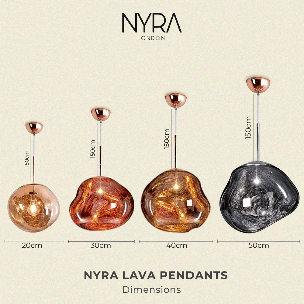Nyra Lava Pendant Lights