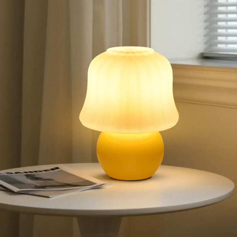 Mushroom Shaped Accent Table Lamp