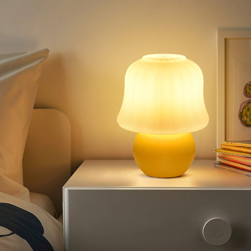 Mushroom Shaped Accent Table Lamp