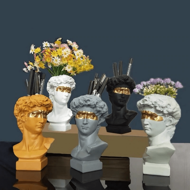 Ancient Greek-Inspired Decorative Vases