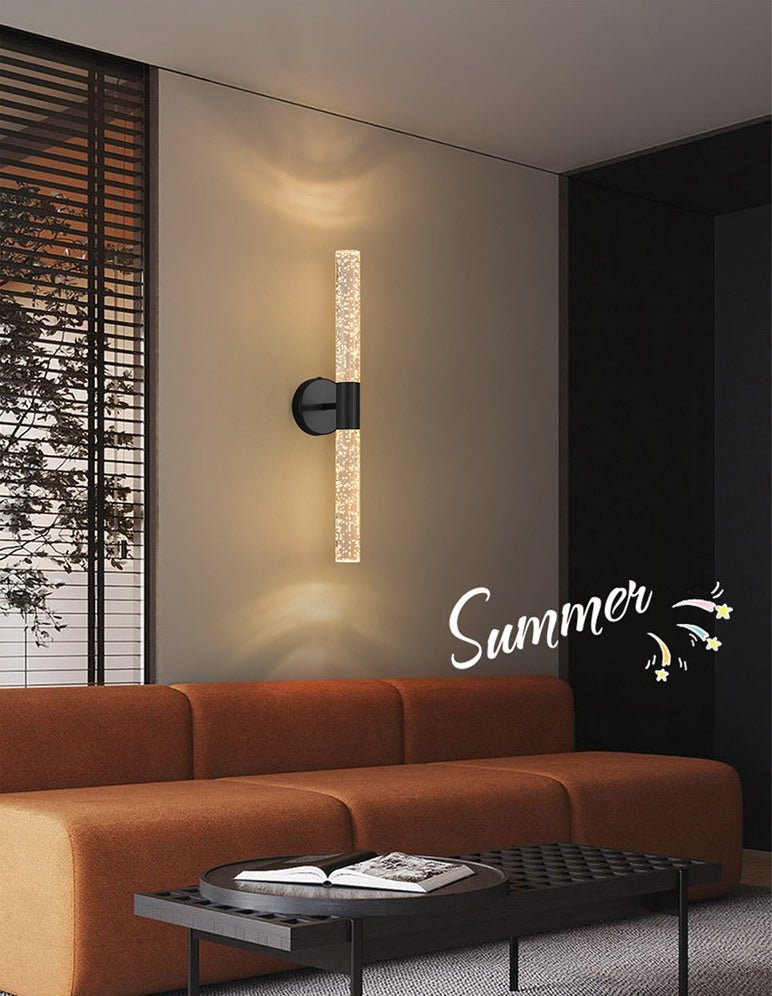 Modern Golden Wall Lamp in Minimalistic Style for Bedroom, Corridor