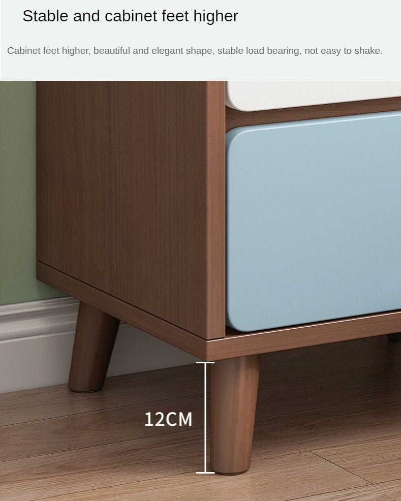 Nordic Wooden Bedside Table