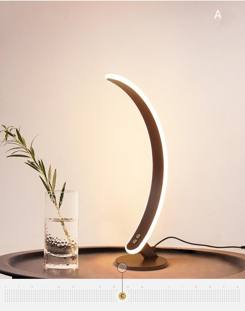 Assma - Modern Half Moon Floor Lamp