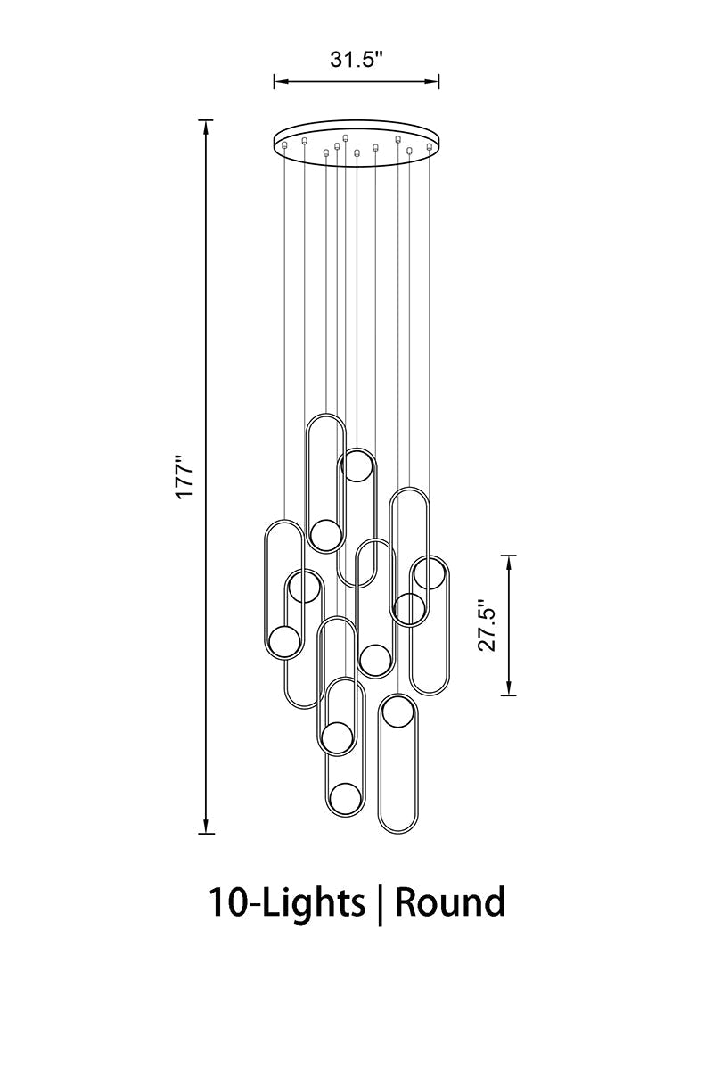 Modern Minimalist Chandelier