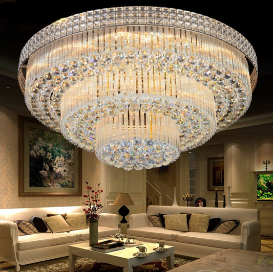 Multi Tier Contemporary Crystal Chandelier