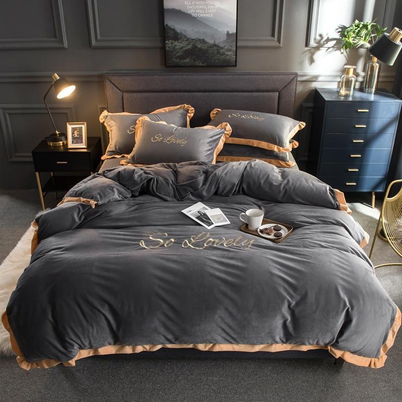 So Lovely Velvet Bedding Set - Nordic Side - 