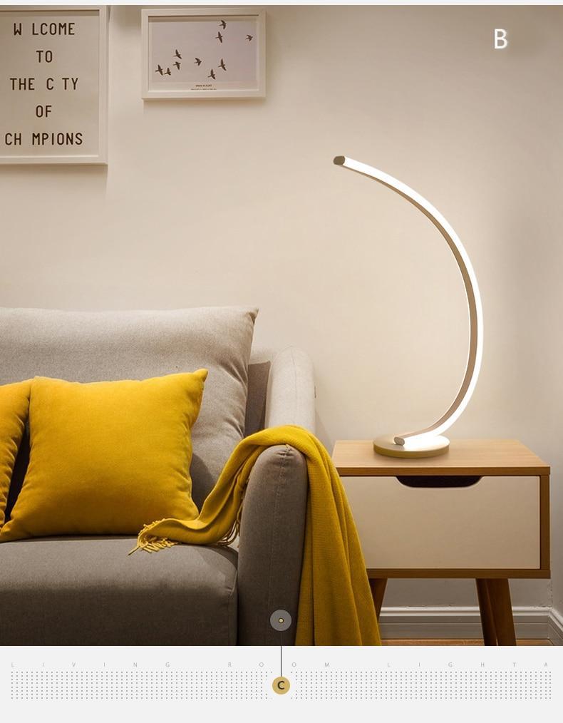 Assma - Modern Half Moon Floor Lamp