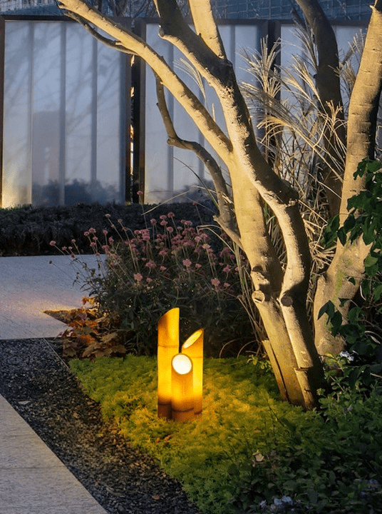 Waterproof Outdoor Bamboo Shape Garden Lamp