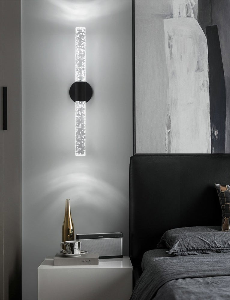 Modern Golden Wall Lamp in Minimalistic Style for Bedroom, Corridor