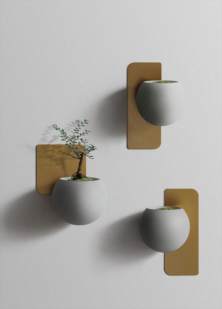 Christophe - Modern Wall Planter - Nordic Side - 08-01, feed-cl0-over-80-dollars, feed-cl1-planters, modern-pieces, modern-planter-collection