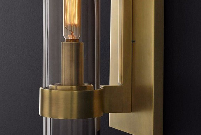 Modern Minimalistic Wall Lamp in American Style for Bedroom, Living Room