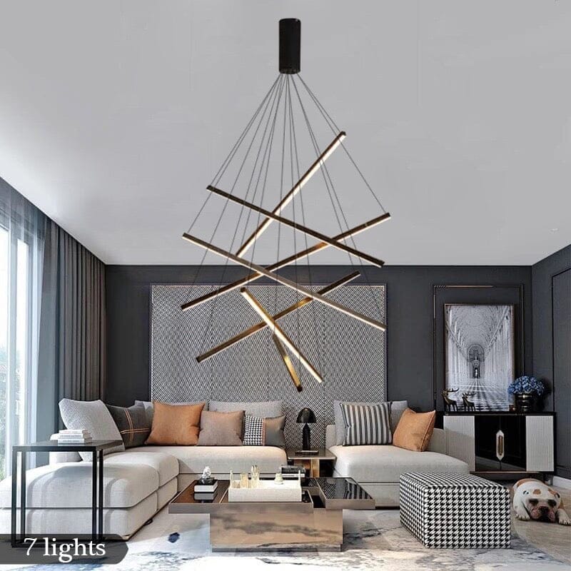 Modern Duplex Chandelier Lighting Fixture