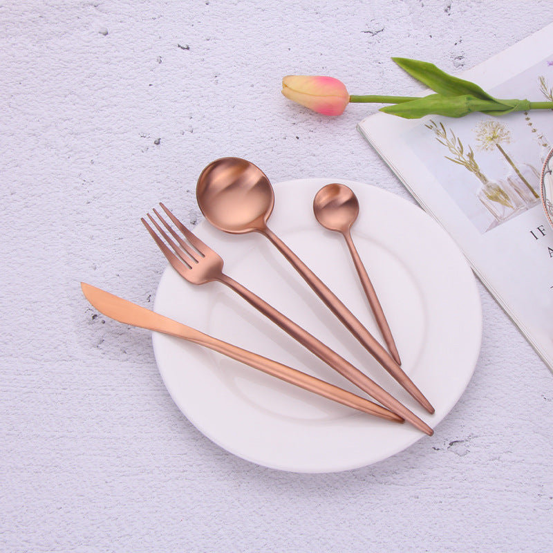 Maison Rose Gold Cutlery Set