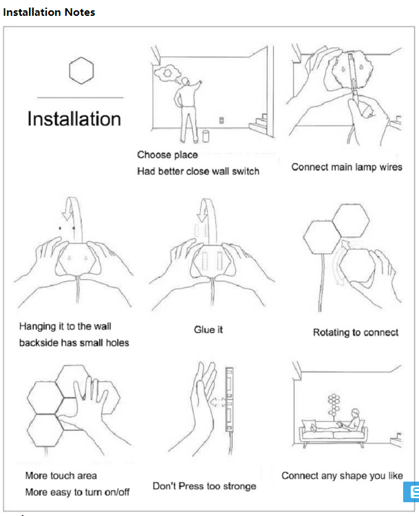 Valene - Wall Lamp Touch Switch