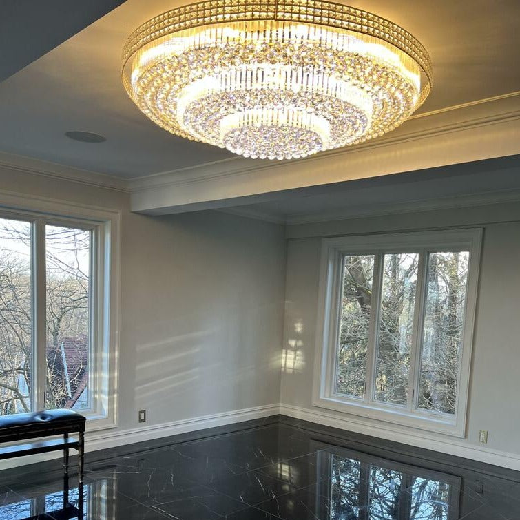 Multi Tier Contemporary Crystal Chandelier