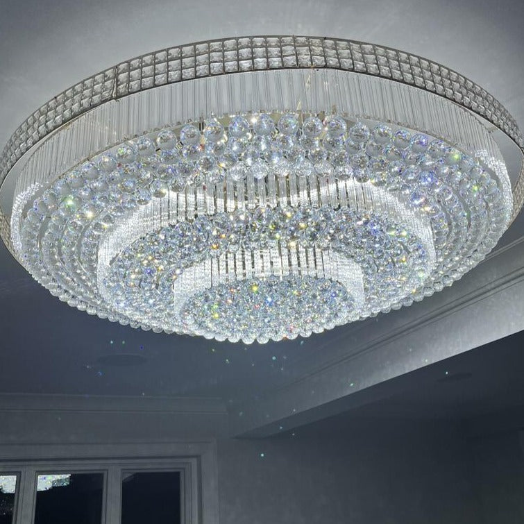 Multi Tier Contemporary Crystal Chandelier