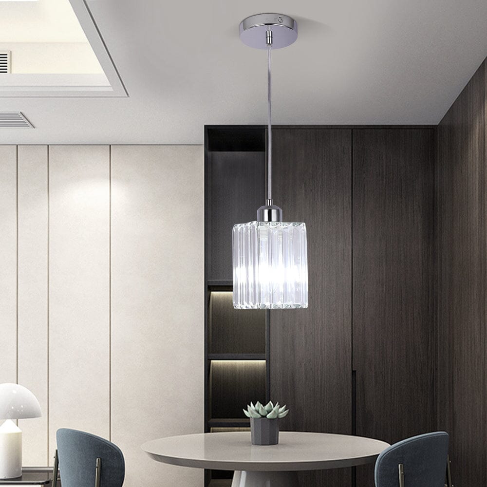 Modern Crystal Glass Pendant Light