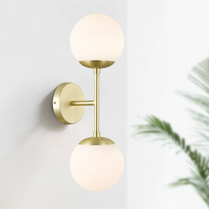 Assis Spherical Glass Wall Sconce