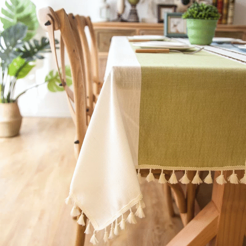 Baldone Elegant Cotton Tablecloth