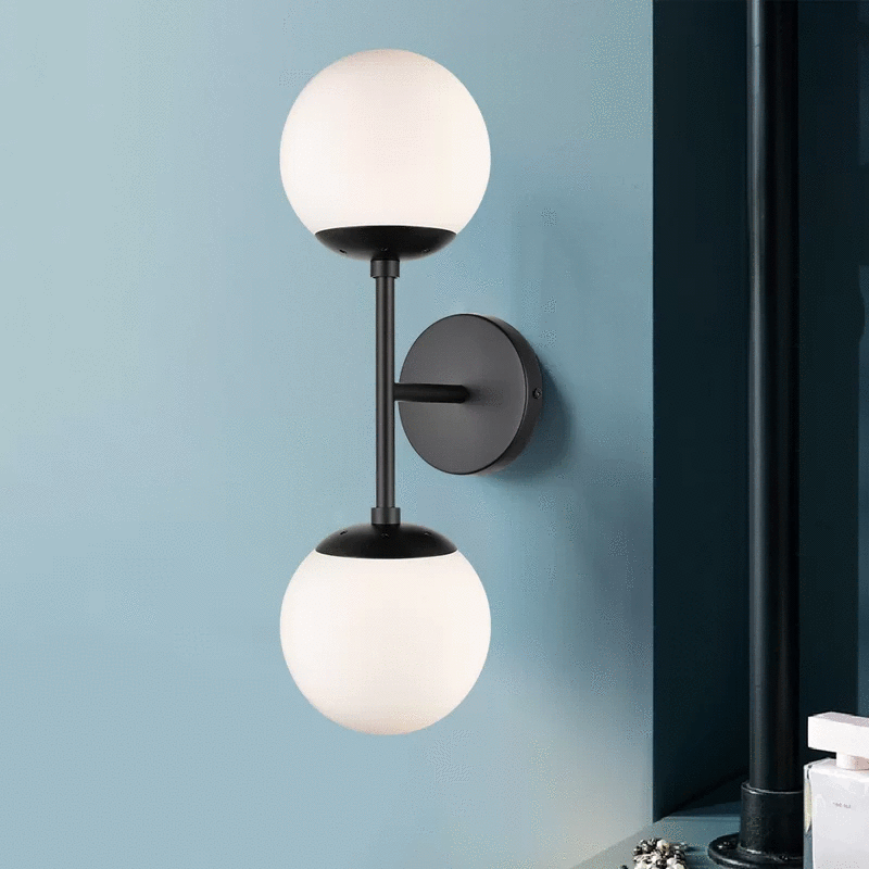 Assis Spherical Glass Wall Sconce