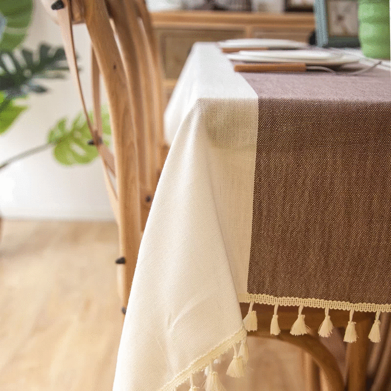 Baldone Elegant Cotton Tablecloth