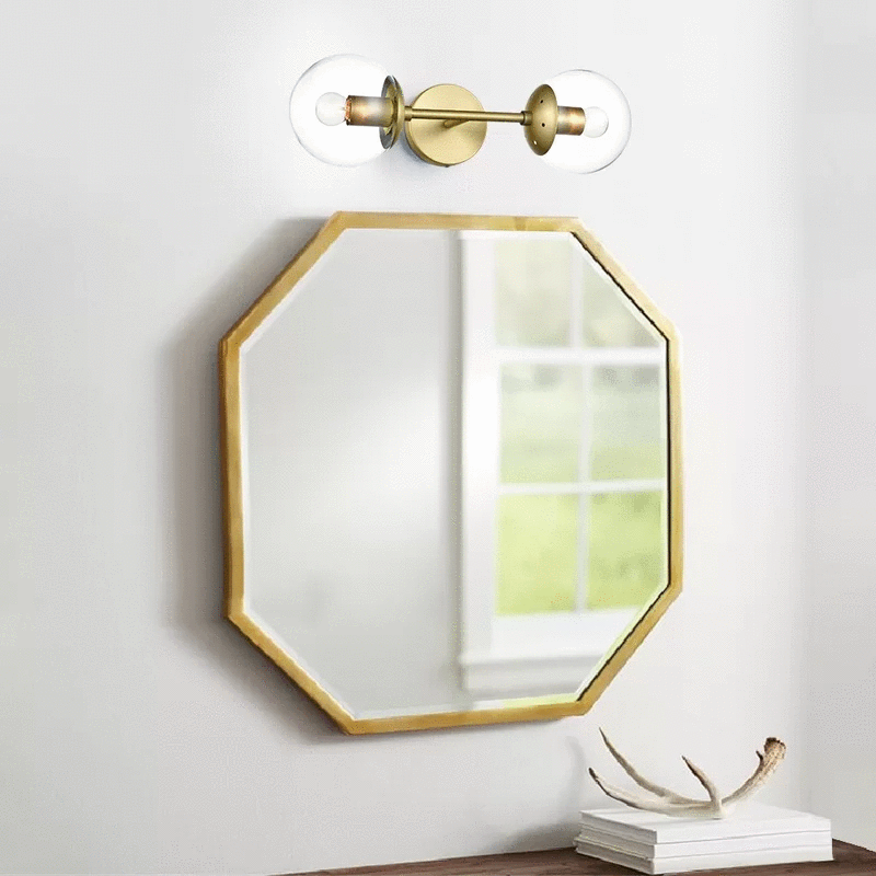 Assis Spherical Glass Wall Sconce