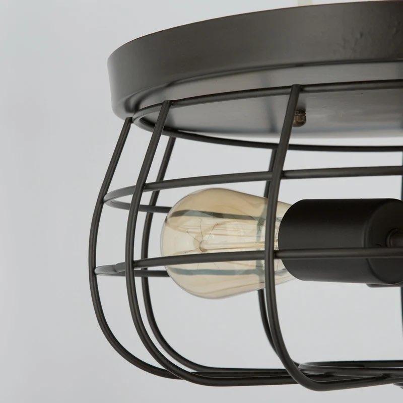 Olinda Vintage Wire Cage Ceiling Light