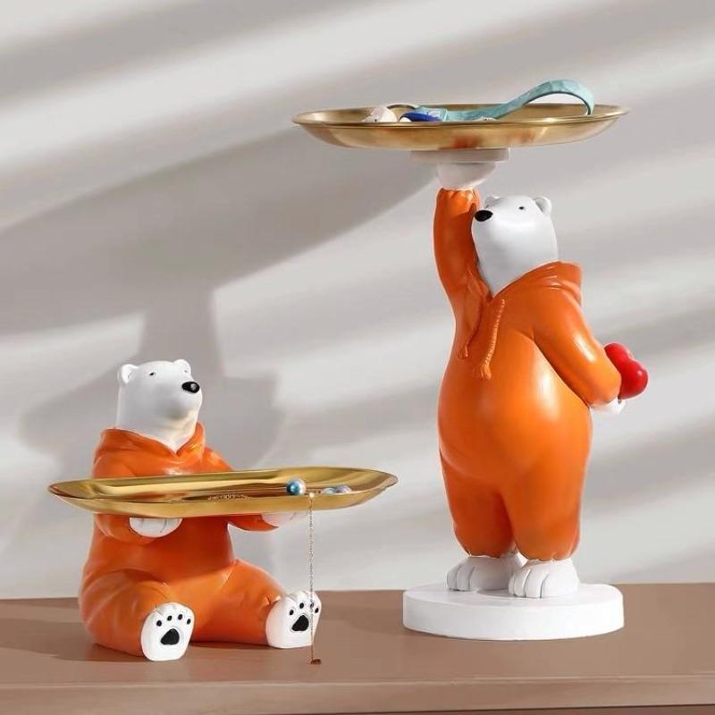 Choco Polar Bear Tray - Charming Decor