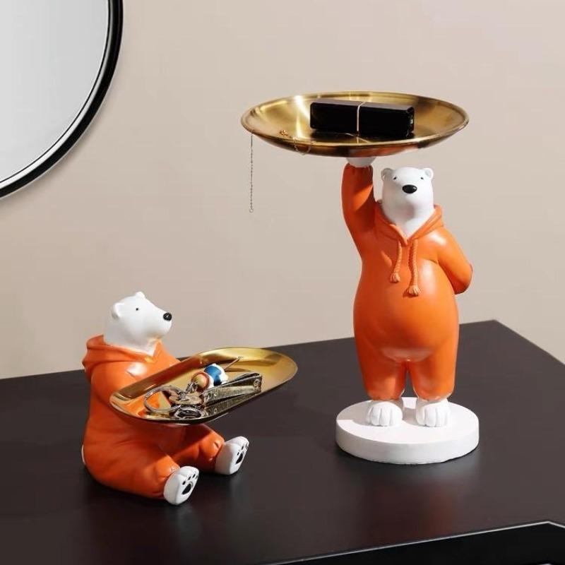 Choco Polar Bear Tray - Charming Decor