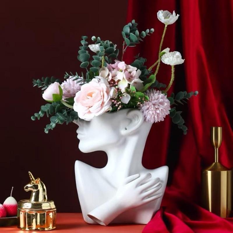 Lady Feminine Face Vase