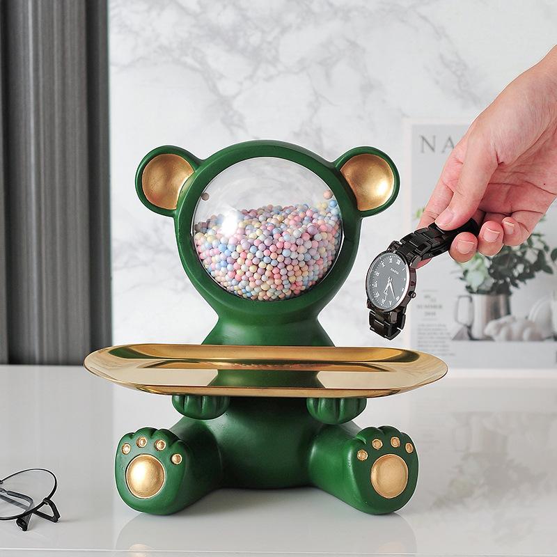 Dolega Bear Tray Decorative Accent