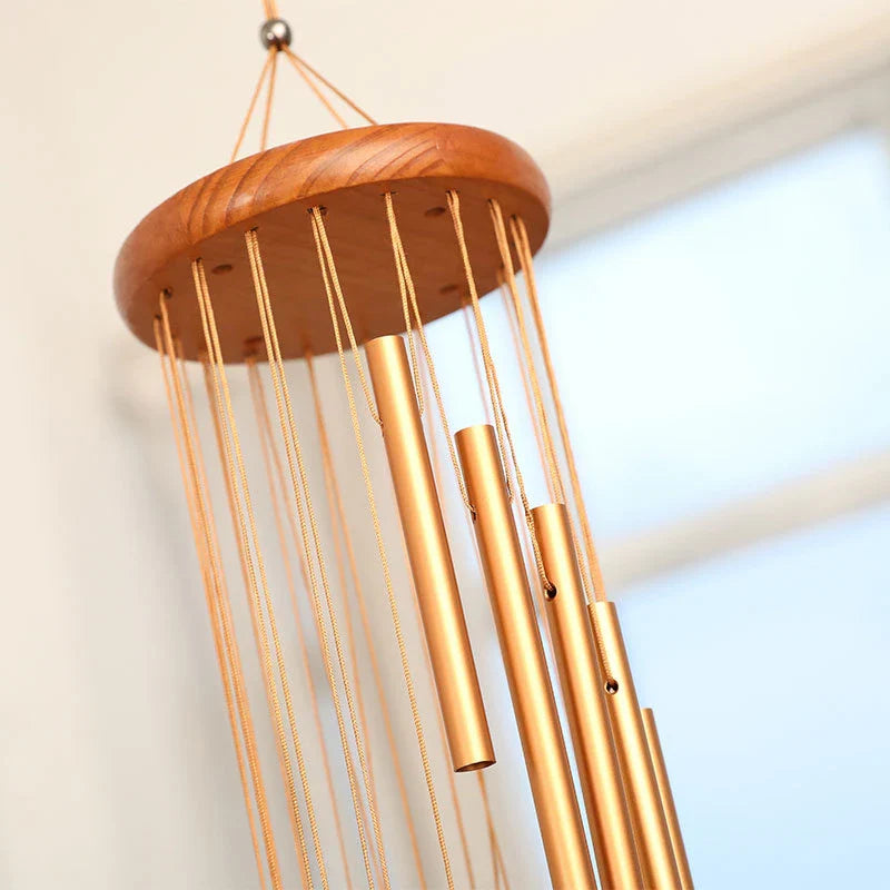 Metal Rotating Wind Chimes