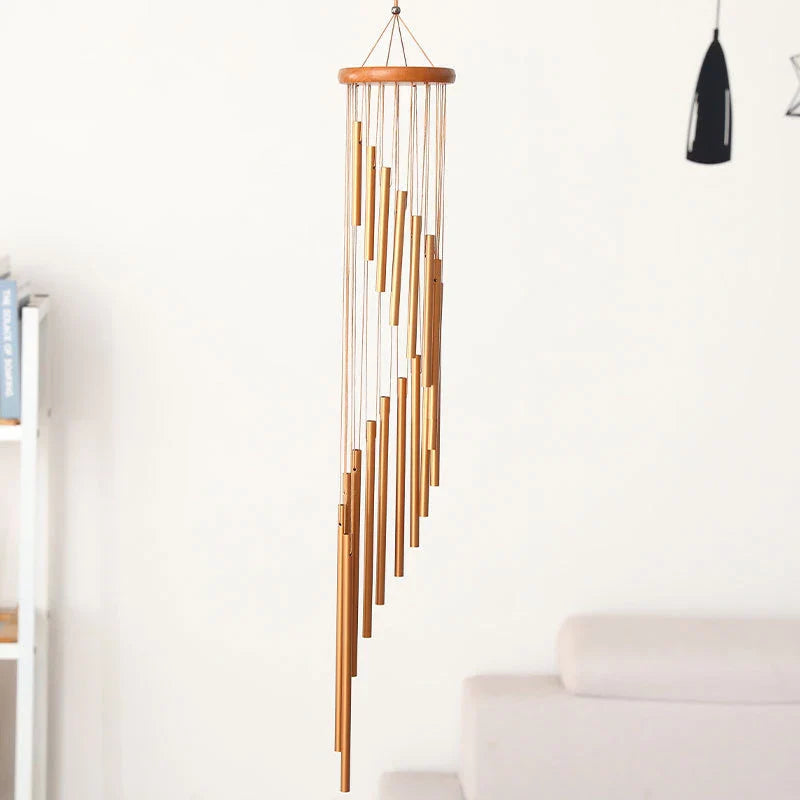 Metal Rotating Wind Chimes