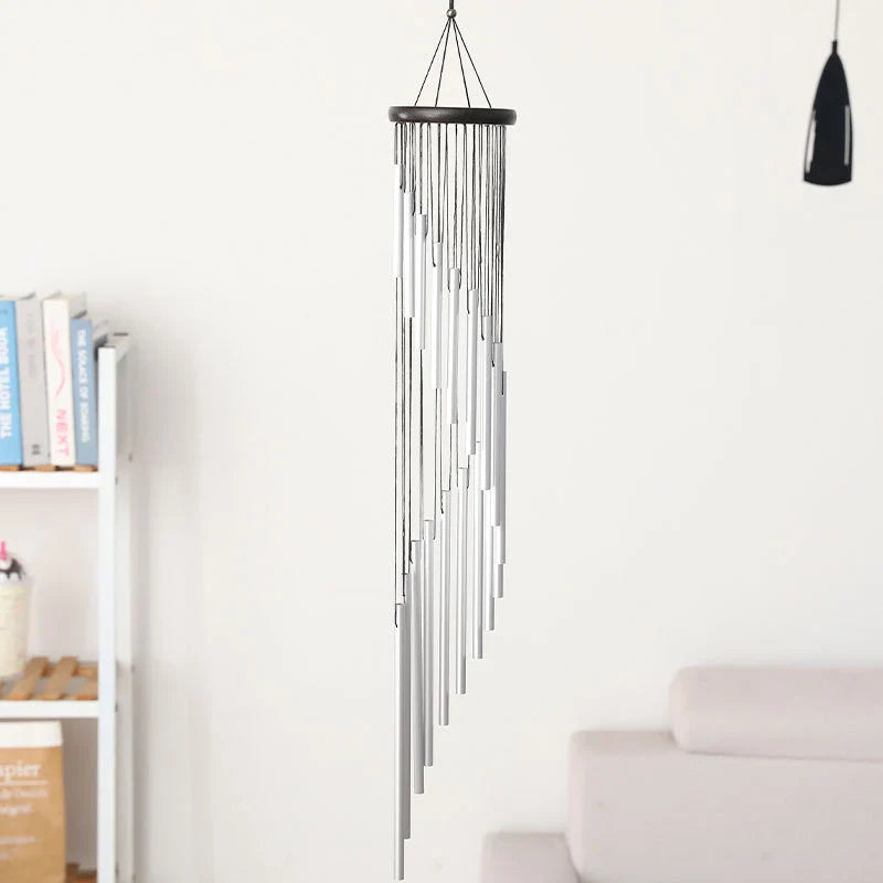 Metal Rotating Wind Chimes