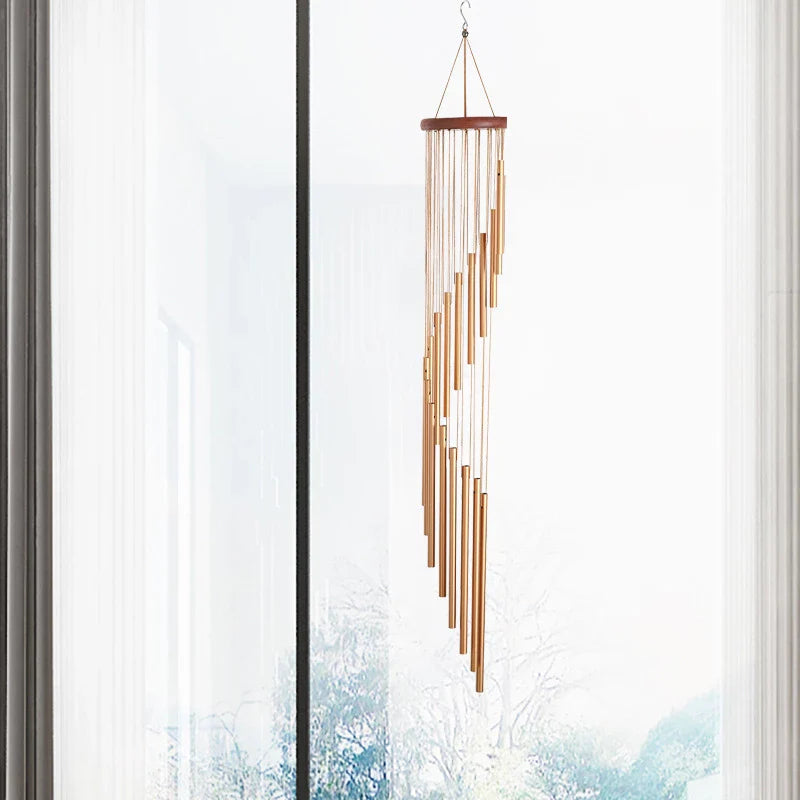 Metal Rotating Wind Chimes