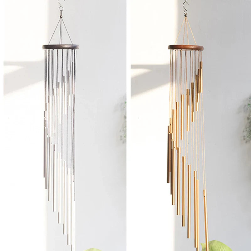 Metal Rotating Wind Chimes