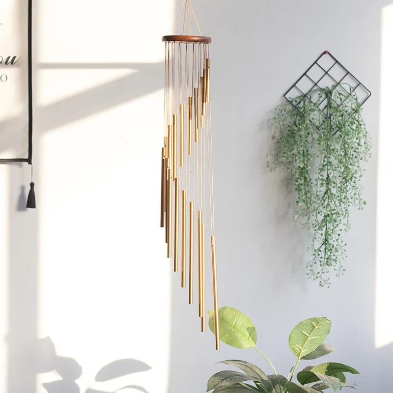 Metal Rotating Wind Chimes