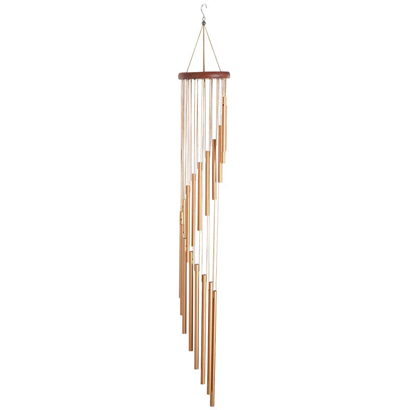 Metal Rotating Wind Chimes