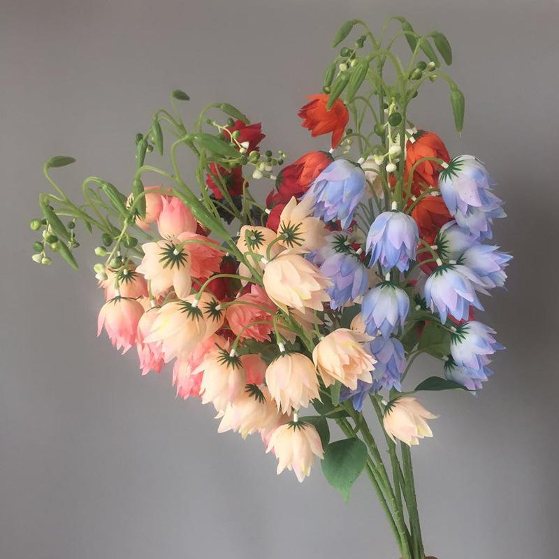 Artificial Realistic Bellflower Bouquet