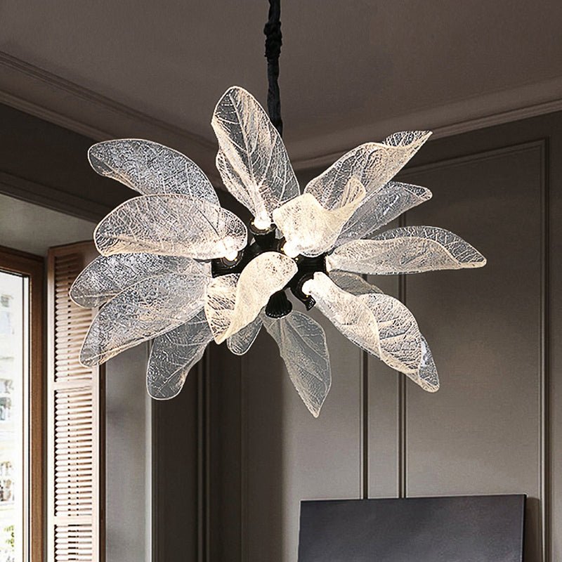 Irsina | Creative LED Chandelier in the Shape of Leaf for Living Room, Kitchen